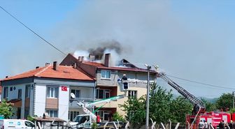 Balıkesir'de baca temizliği sırasında çıkan yangın söndürüldü