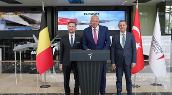 Belçika Savunma Bakanı Francken TUSAŞ'ı ziyaret etti