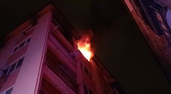 Bursa'da apartman dairesinde çıkan yangın söndürüldü