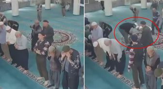 Camide kalp krizi geçirip yere yığıldı, imam kalp masajıyla hayata döndürdü