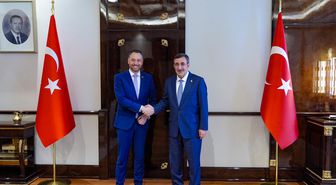 Cumhurbaşkanı Yardımcısı Yılmaz, Belçika Başbakan Yardımcısı Prevot ile görüştü