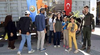 Dicle Orman İşletme Şefliği ilçede yaklaşık bin 500 adet fidan dağıttı