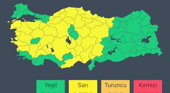 İçişleri Bakanlığı'ndan 14 Mayıs için kuvvetli sağanak uyarısı