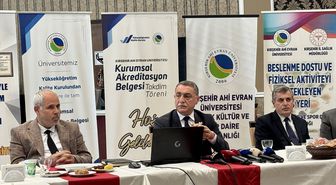 KAEÜ Rektörü Karahocagil, basın toplantısı düzenledi