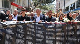 Soma'da 301 Maden Şehidi İçin Anma Yürüyüşü Düzenlendi