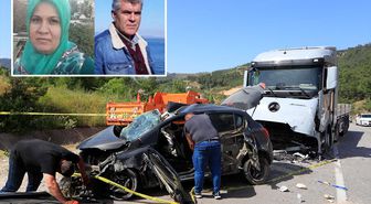 Kansere çare ararken trafik kazasında eşiyle birlikte hayatını kaybetti
