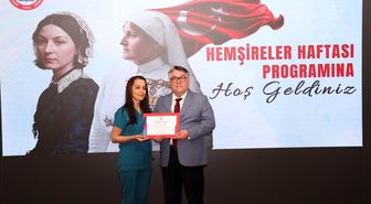 BEUN'da Hemşirelik Haftası: 20 Yıllık Fedakarlığa Plaket, Uzmanlığa Teşekkür Belgesi