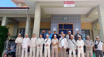 Emet'te 20 hacı adayı dualarla uğurlandı