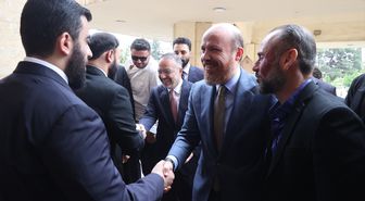 İlim Yayma Vakfı Mütevelli Heyeti Başkanı Erdoğan, Suriye'de ziyaretlerde bulundu