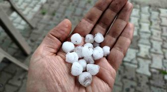 Demirci’de dolu kiraz bahçelerini vurdu, tarım ekipleri sahada