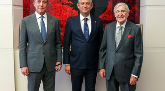 Ali Koç ve Rahmi Koç, CHP lideri Özgür Özel'i ziyaret etti