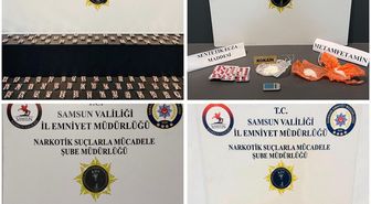 Samsun'da uyuşturucu operasyonunda 11 zanlı yakalandı