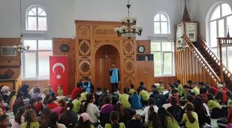 Sinop'ta camiler çocuklarla şenlendi