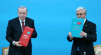 Erdoğan'dan Astana'da 13 anlaşma