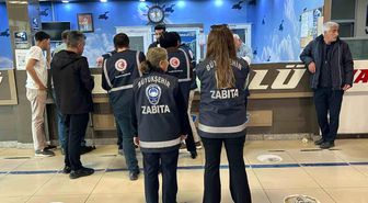Van'da bayram öncesi otobüs terminallerinde bilet denetimi