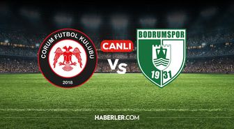 Çorum FK Bodrumspor CANLI nereden izlenir? Çorum FK Bodrumspor maçı hangi kanalda, nereden izlenir?