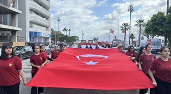 İskenderun'da 19 Mayıs Gençlik Yürüyüşü