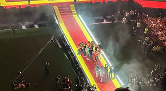 Şampiyon Galatasaray kupasına kavuştu