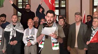 Küresel Sumud Filosu'na yapılan saldırıya karşı Sakaryalılar tek yürek oldu