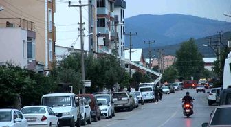 Bayramiç'te inşatta elektrik akımına kapılan işçi ağır yaralandı
