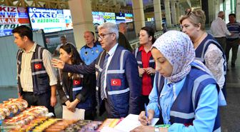 Antalya otogarında bayram öncesi bilet ve fiyat etiketi denetimi