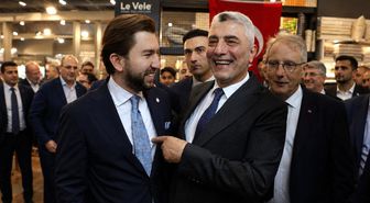 Bakan Bolat, Hometex 2026'nın gözdesi DENİB standını ziyaret etti