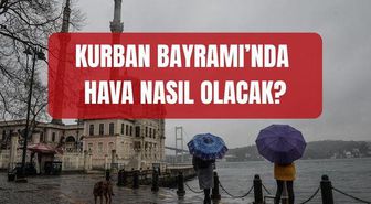 Bayramda hava nasıl olacak, yağmur var mı? (27-28-29-30 Mayıs İstanbul, İzmir, Ankara Kurban Bayramı hava durumu)