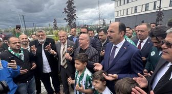 Final maçına çıkacak olan Konyaspor, Antalya'ya dualarla uğurlandı