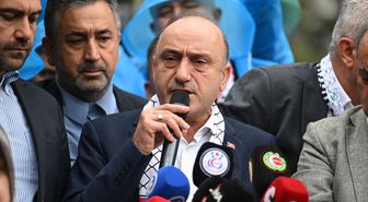 İsrail'in Küresel Sumud Filosu'na saldırısı Başkent'te protesto edildi