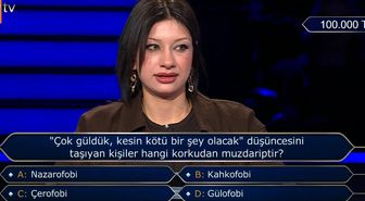 'Çok güldük, kesin kötü bir şey olacak' düşüncesini taşıyan kişiler nazarofobi mi, kahkofobi mi, çerofobi mi, gülofobi midir?