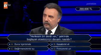 'Herkesin bir derdi var,' şeklinde başlayan atasözünün devamı nasıldır?