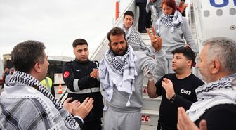 Küresel Sumud Filosu aktivistlerini taşıyan uçaklar İstanbul'a geldi