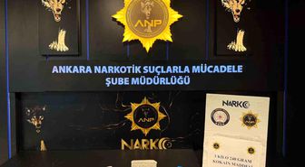 Ankara'da uyuşturucu operasyonu: 3 kilo 240 gram kokain ele geçirildi