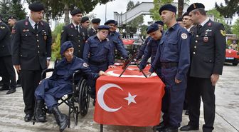 Ordu'da engelli gençler bir günlük temsili askerlik yaptı