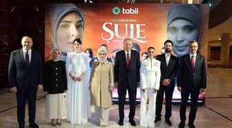 Erdoğan çifti 'Şule Senin Hikayen' dizisinin galasına katıldı
