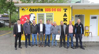 Edirne'de taksici esnafına bayram ziyareti