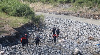 Hatay'da selde kaybolan genci arama çalışmaları sürüyor
