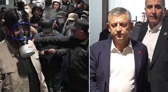 Tahliye sırasında Özel'in makam katında kaydedilen görüntüler ortaya çıktı