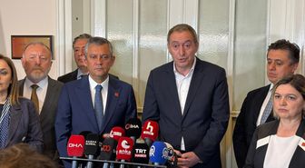 DEM Parti'den Özgür Özel'e TBMM'de ziyaret