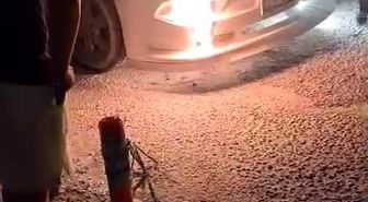 Diyarbakır'da yolcu minibüsünde korkutan yangın