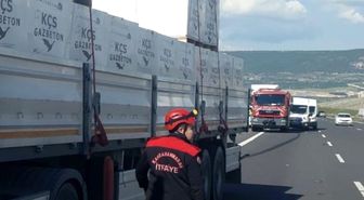 TAG Otoyolu'nda bozulan tıra yardım için duranlara başka tır çarptı: 1 ölü, 2 yaralı