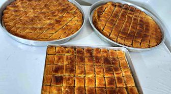Ağrı'da bayram öncesi evlerde baklava mesaisi başladı