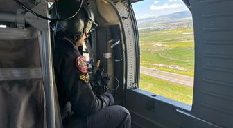 Ankara'da jandarmadan helikopter destekli trafik denetimi