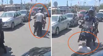 Avcılar'da zabıtanın motosikletle çarptığı seyyar satıcı yaralandı; yeni görüntüler ortaya çıktı