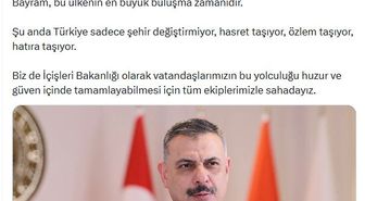 Bakan Çiftçi: Vatandaşlarımızın huzur ve güveni için tüm ekiplerimizle sahadayız