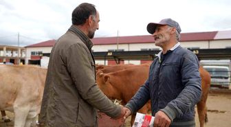 Bayburt kurban pazarında arife hareketliliği