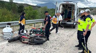 Bilecik'te motosiklet kazası: 1 yaralı