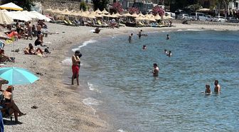 Bodrum'da Kurban Bayramı tatilinde sahillere yoğun ilgi