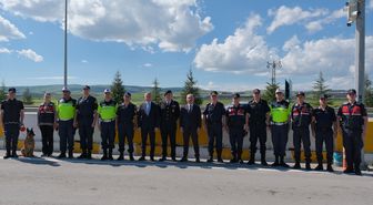 Çorum Valisi Çalgan, Çorum-Ankara kara yolunda trafik önlemlerini denetledi