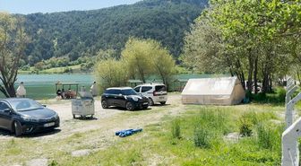 Çubuk Gölü Tabiat Parkı, bayram tatilinde ziyaretçilerini ağırlıyor